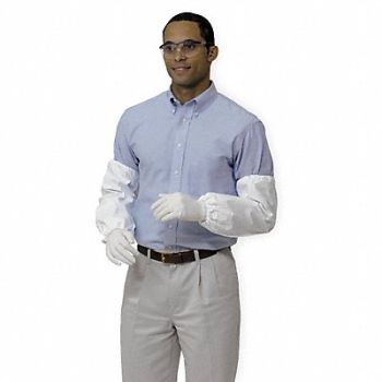 DUPONT Disposable Sleeve White 18 PK200, 6LY63