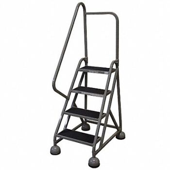COTTERMAN D5252 Rolling Ladder Hndrl Platfm 36 In H, 6LYE2