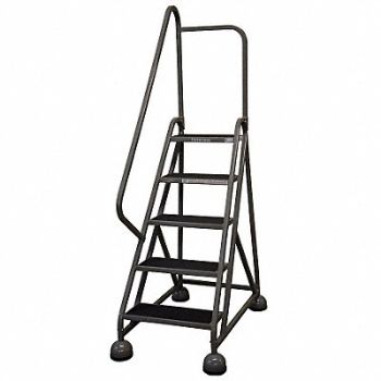 COTTERMAN D5253 Rolling Ladder Hndrl Platfm 45 In H, 6LYF2