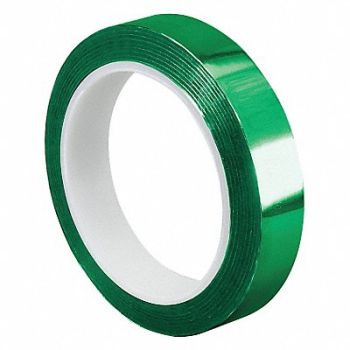 TAPECASE Metalized Film Tape 72 yd L 3/8 W, 15D516