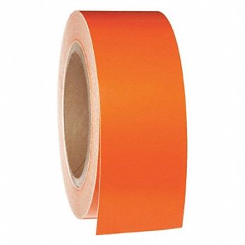 BRADY D3616 Pipe Marking Tape Orng 2in W 90ft Roll L, 6M874