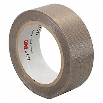 PTFE Glass Cloth Tape 6 in x 36 yd 3mil, 15D248