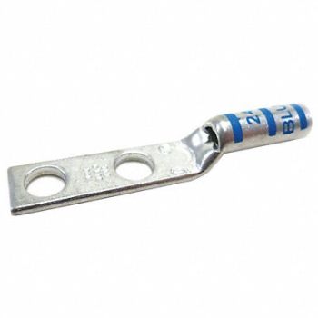 THOMAS BETTS TwoHoleLugCmprsnConn Long Blue 24, 6MFT0