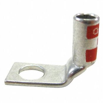 THOMAS BETTS OneHoleLugCmprsnConn STD Red 21, 6MFT2
