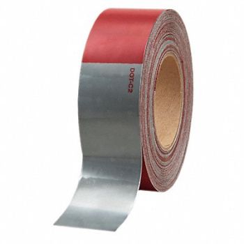 ORALITE Reflective Tape W 2 In White/Red, 6MFZ1