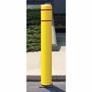 POST GUARD Flexible Bollard Fold Down 7-7/16, 6MGW3