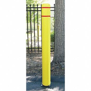 POST GUARD Flexible Bollard Fold Down 7-7/16, 6MGW5