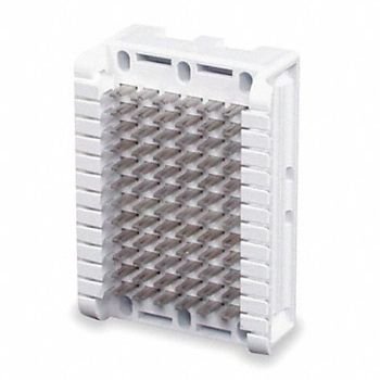 HUBBELL PREMISE WIRING Wiring Block 6-Pair 6 x 12 Block Size, 6MJ64