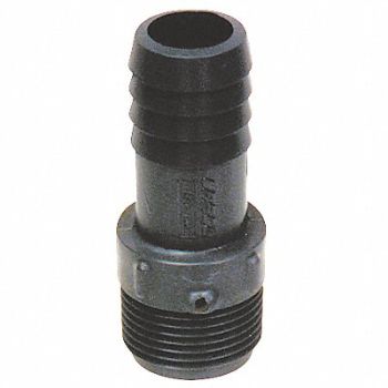 GRAINGER APPROVED Adapter 3/4 in Insert x MNPT Gray, 6MM80