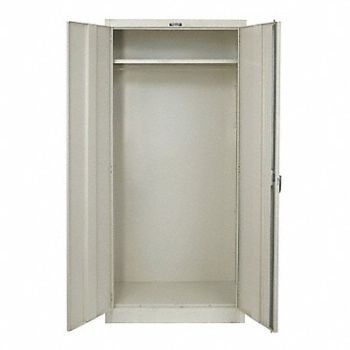 HALLOWELL K3924 Storage Cabinet 78 x36 x24 Tan 1Shlv, 6MNZ1