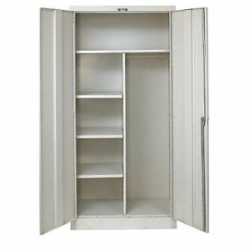 HALLOWELL K4186 Storage Cabinet 78 x36 x24 Tan 4Shlv, 6MNZ3