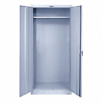 HALLOWELL Storage Cabinet 78 x36 x18 LtGry 1Shlv, 6MPA2