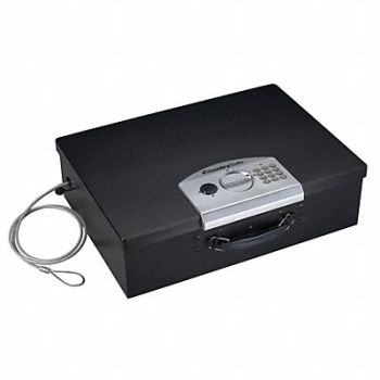 SENTRY SAFE Portable Laptop Safe 0.5 cu ft Black, 6MPK1
