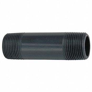 GRAINGER APPROVED Nipple 2 X 6 PVC, 6MW37