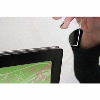 UNITED VISUAL PRODUCTS Protective Sign Cover Acrylic 24x36x1/8, 6MVE9