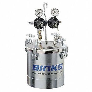 BINKS Pressure Tank 2.8 Gal, 6MVG3
