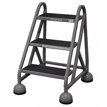 COTTERMAN D5261 Rolling Ladder Welded Platform 27In H, 6MXE6