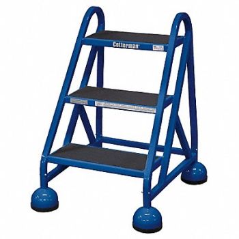 COTTERMAN D5261 Rolling Ladder Welded Platform 27In H, 6MXE7