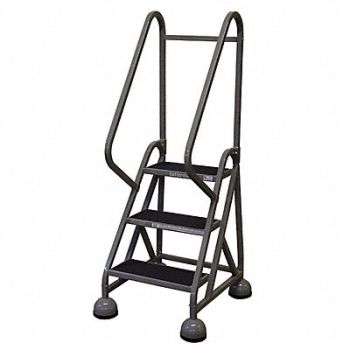 COTTERMAN D5265 Rolling Ladder Hndrl Platfm 27 In H, 6MXF1