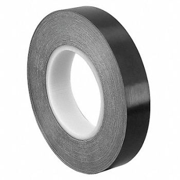 TAPECASE Film Tape 3 in x 36 yd Black 10 mil, 15D454