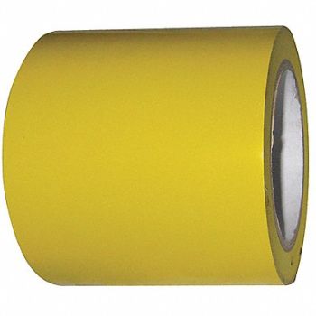 CONDOR Floor Tape Yellow 3 inx108 ft Roll, 6N818