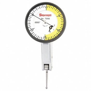STARRETT Dial Test Indicator Hori 0 to 0.060 In, 6NAZ7