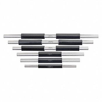 STARRETT End Measuring Rod Set 1/4 In Dia 6 PC, 6NCA3