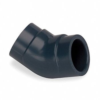 GRAINGER APPROVED 45 Elbow 2 in Schedule 80 FNPT Gray, 2PLL7