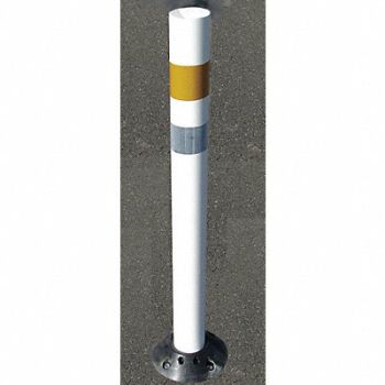 DAVIDSON W post 3in W wraps blk base, 6NDW5