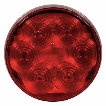 MAXXIMA Stop/Turn/Tail Light Round Red L, 6NDX3