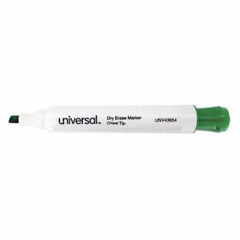 UNIVERSAL Dry Erase Marker Chisel PK12, 6NEA0