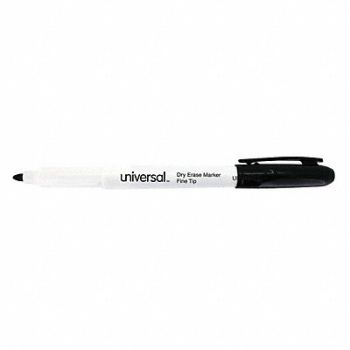 UNIVERSAL Dry Erase Marker Bullet PK12, 6NEA1