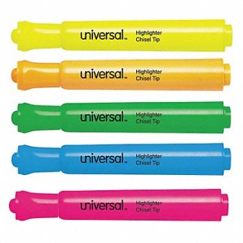 UNIVERSAL Highlighter Tank Chisel Assorted PK5, 6NEC4