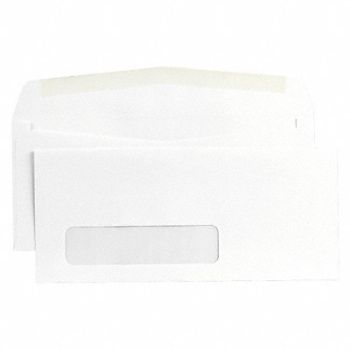 UNIVERSAL Window Envelope Gummed Flap PK500, 6NEP8