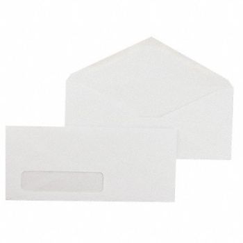 UNIVERSAL Window Envelope Gummed Flap PK500, 6NEP9