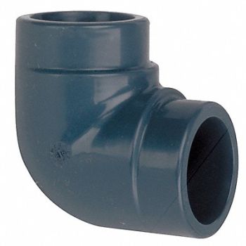 GRAINGER APPROVED 90 Elbow 2 in Schedule 80 FNPT Gray, 2PLL1