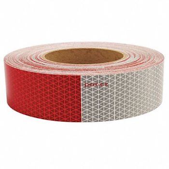 ORALITE Reflective Tape W 2 In Red/White, 6NGD0