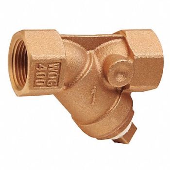 GRAINGER APPROVED Y Strainer 5 1/4 H 20 mesh Bronze, 6NPX4