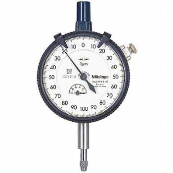MITUTOYO Dial Indicator 0 to 1mm 0-100-0, 6NRC3