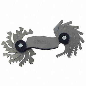 MITUTOYO Thread Pitch Gauge Set Thread Ang 60 deg, 6NRD3
