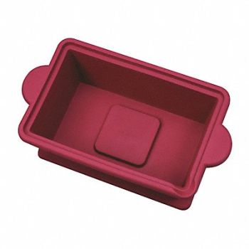 HEATHROW SCIENTIFIC Ice Pan Square 9L Red, 6NUF0