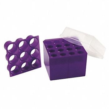 HEATHROW SCIENTIFIC Box 15 And 50mL Purple PK5, 6NUF1