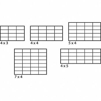 HEATHROW SCIENTIFIC Freezer Rack Cryo-Boxes 5-1/2 In H 2.0mL, 6NUG6