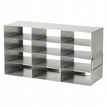 HEATHROW SCIENTIFIC Freezer Rack Cryo-Boxes 5-1/2 In H 2.0mL, 6NUG3