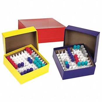 HEATHROW SCIENTIFIC Box Cardboard 2 Overall H Assorted PK12, 6NUJ4