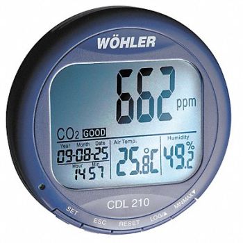 WOHLER CO2 Datalogger, 6NWA6