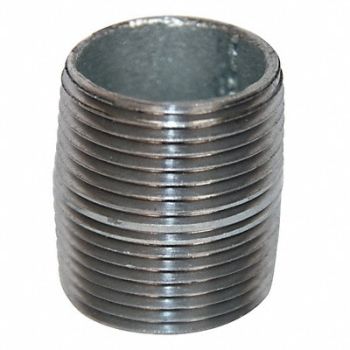 GRAINGER APPROVED Nipple 1/8 . Close Galv Welded Steel, 5P987