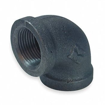 GRAINGER APPROVED 90 Elbow Malleable Iron 1/8 in NPT, 6P932