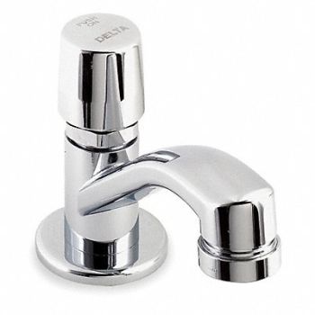 DELTA FAUCET COMPANY Low Arc Chrome Delta Delta Commercial, 41H851