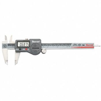 STARRETT Electronic Digital Caliper 0 to 6 In, 6PCN2